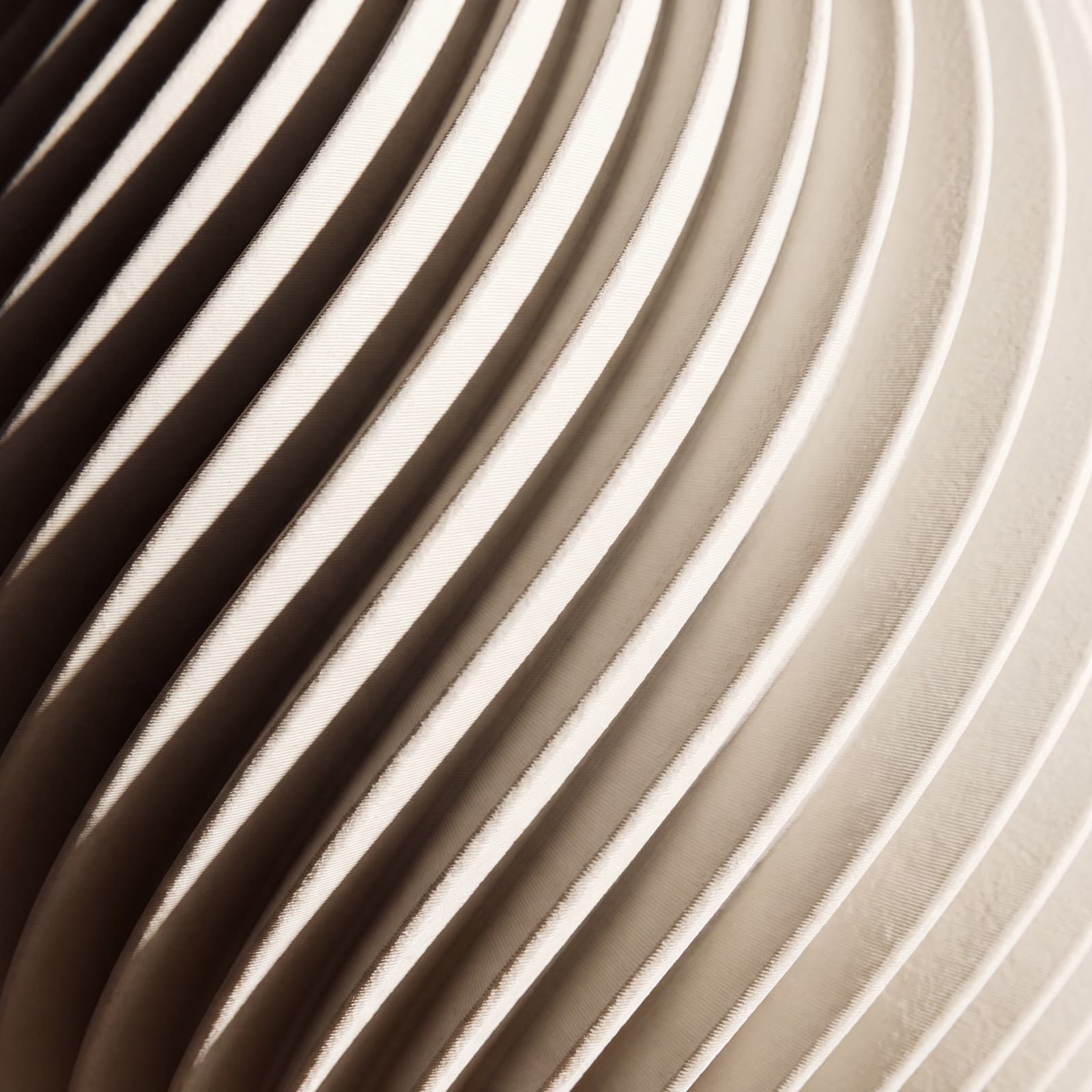 Aurora – bauchige Vase mit gedrehten Rippen aus dem 3D-Druck 3