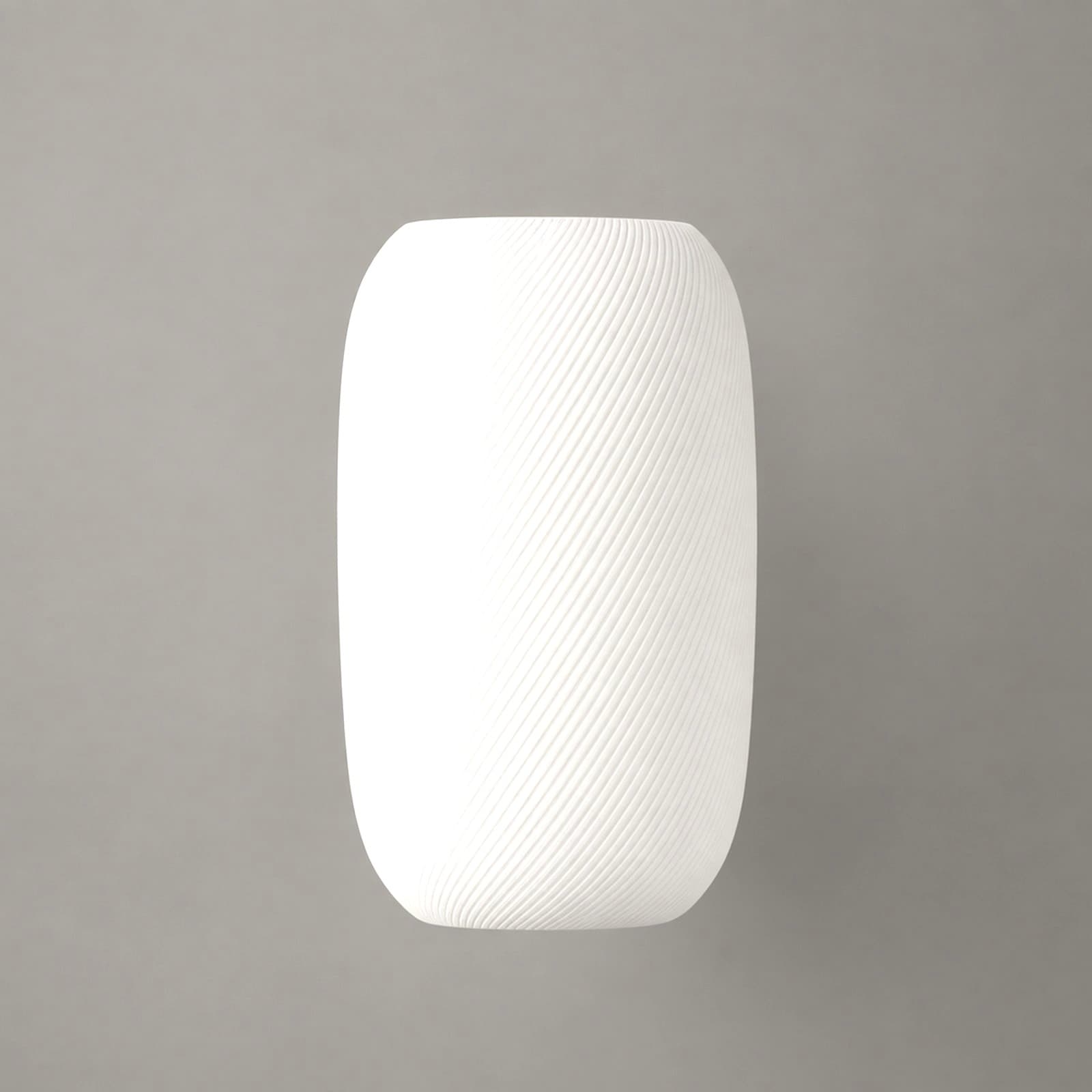 Piega – Pendelleuchten-Schirm mit senkrechter Rippung aus dem 3D-Druck