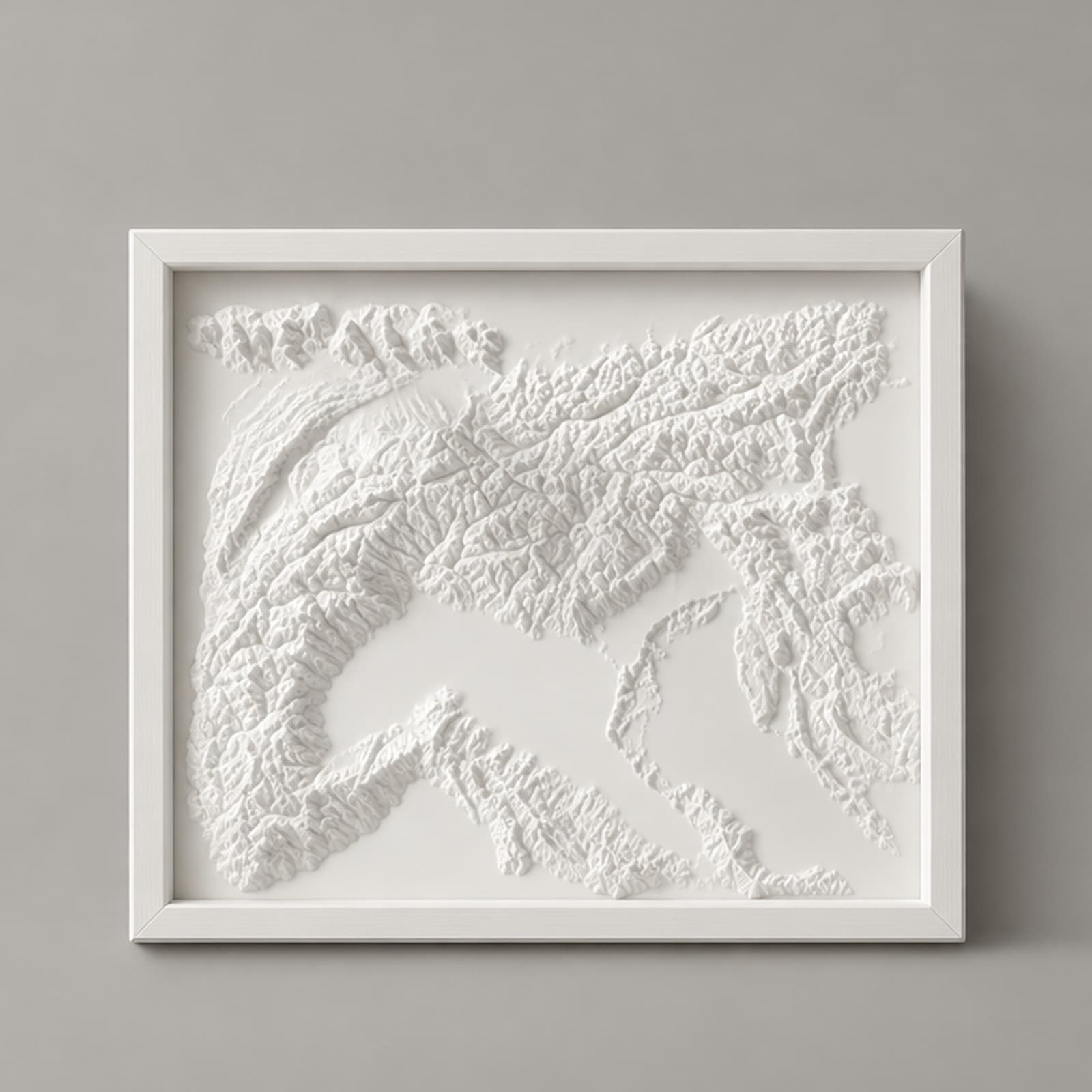 Alpi – Reliefkarte des Alpenbogens aus dem 3D-Druck