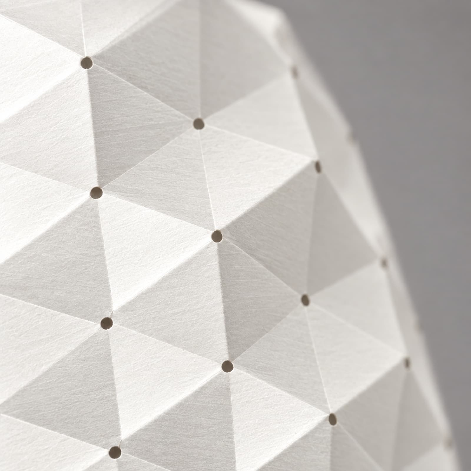 Falda – Pendelleuchten-Schirm mit gefalteter Oberfläche aus dem 3D-Druck 3