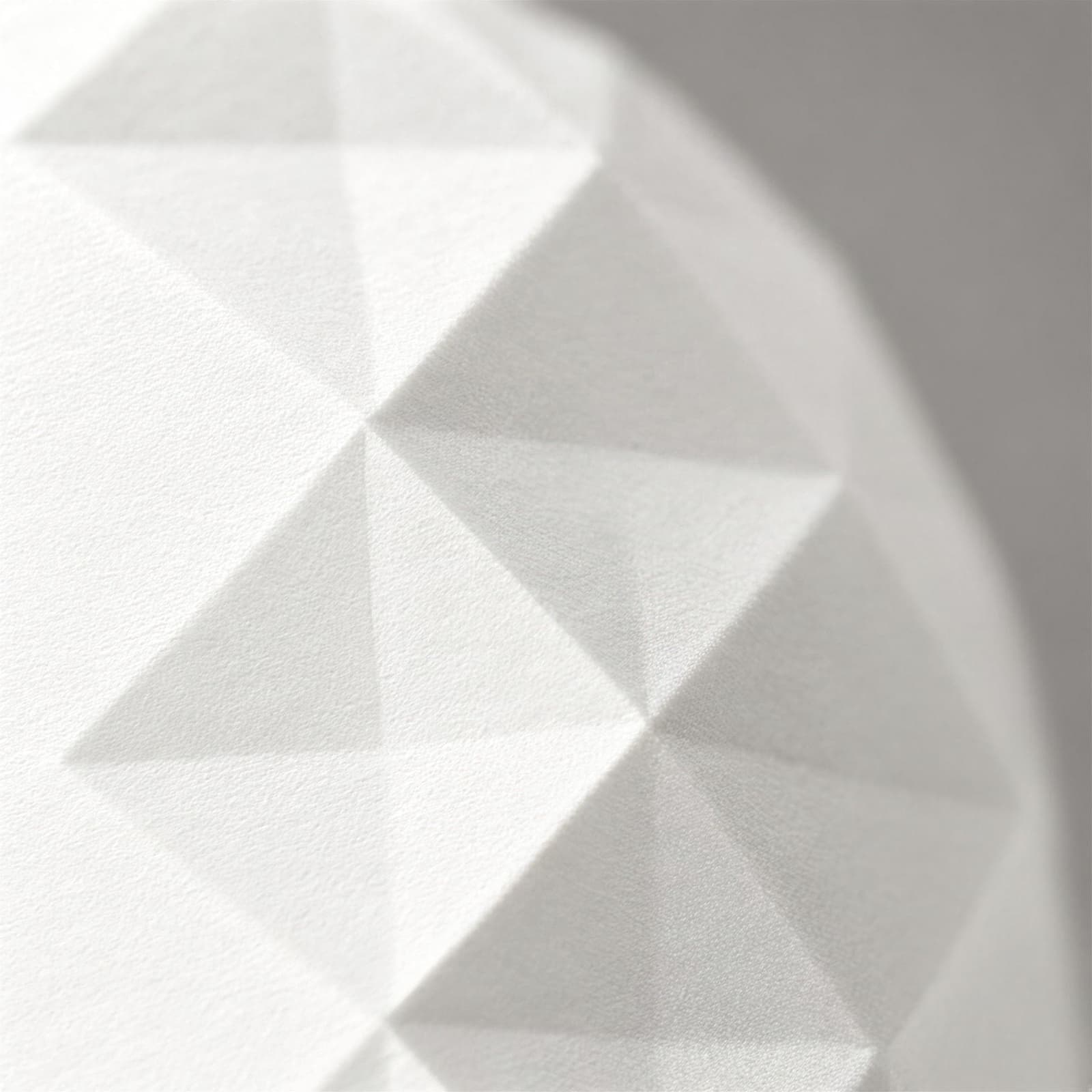 Rombo – Pendelleuchten-Schirm mit großem Rautenrelief aus dem 3D-Druck 3