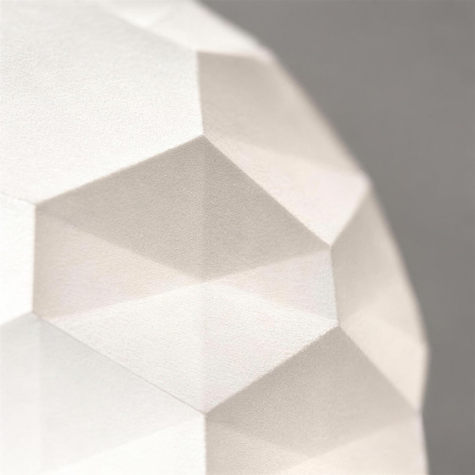 Esa – Pendelleuchten-Schirm mit Sechseckrelief aus dem 3D-Druck 3
