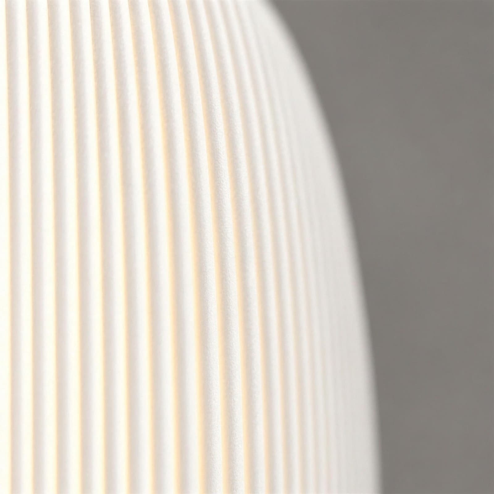 Costa – Tischleuchten-Schirm mit feinen Rippen aus dem 3D-Druck 3