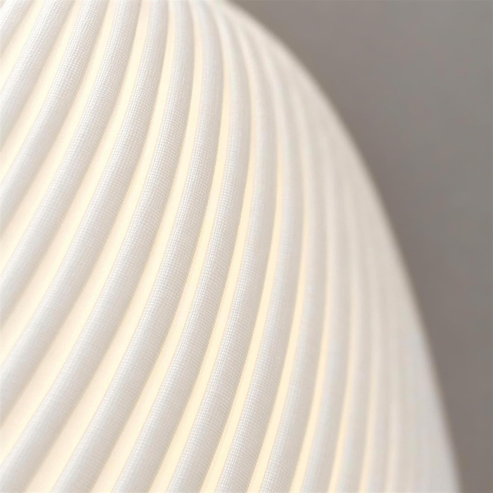 Piega – Pendelleuchten-Schirm mit senkrechter Rippung aus dem 3D-Druck 3