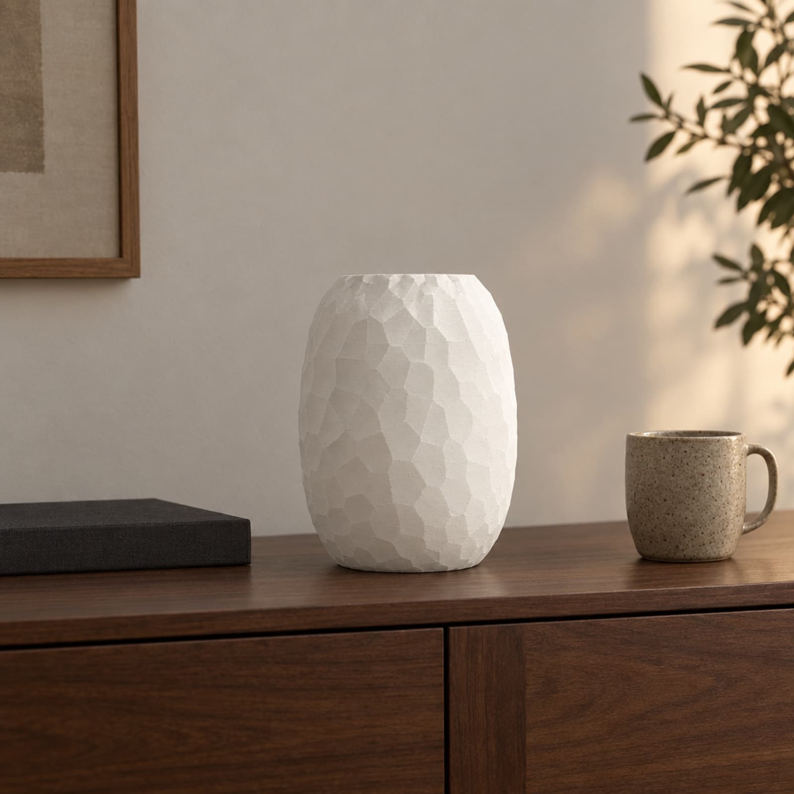 Pigna – Teelichthalter mit Schuppenstruktur aus dem 3D-Druck 2