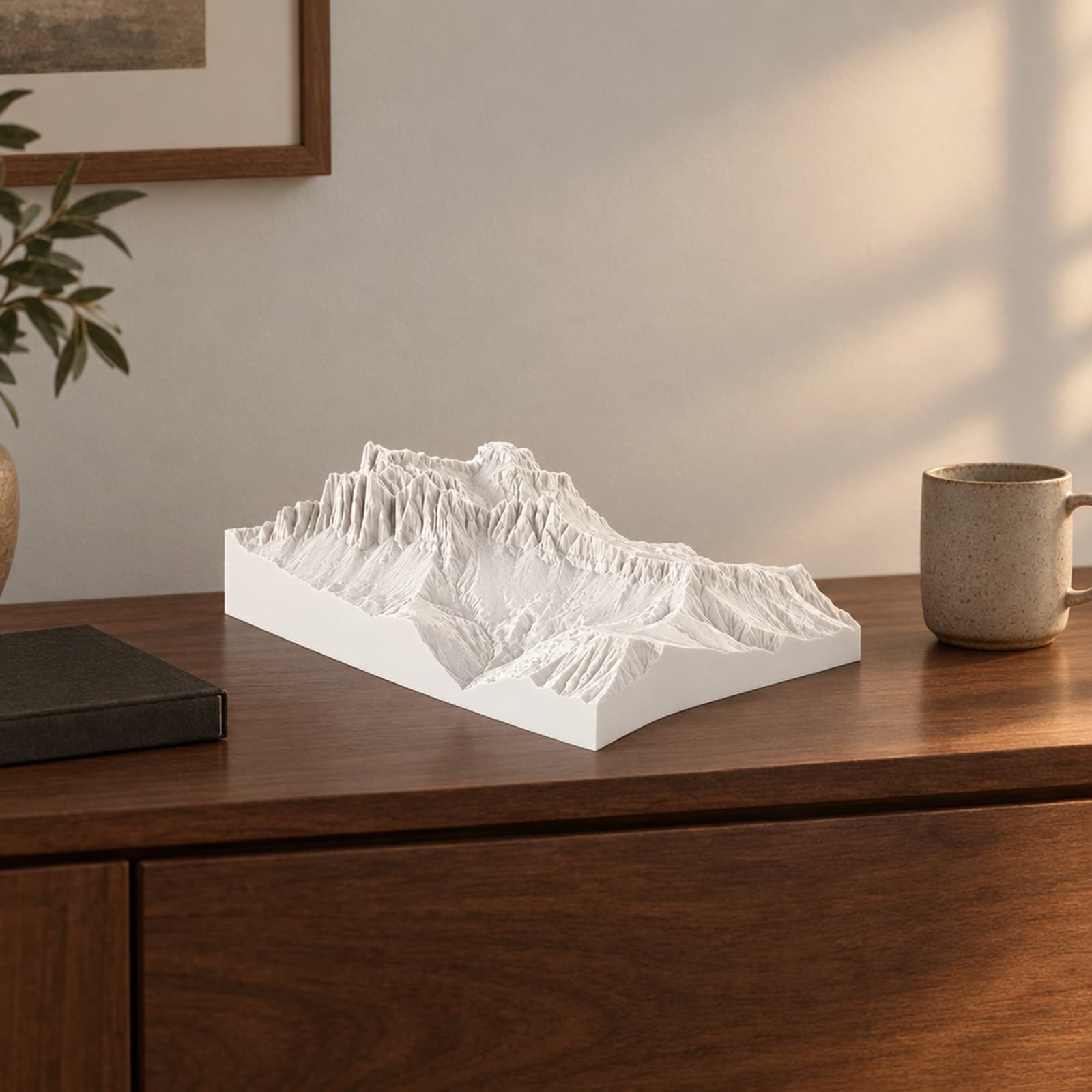 Seceda – Bergrelief der Seceda und Geislergruppe aus dem 3D-Druck 2