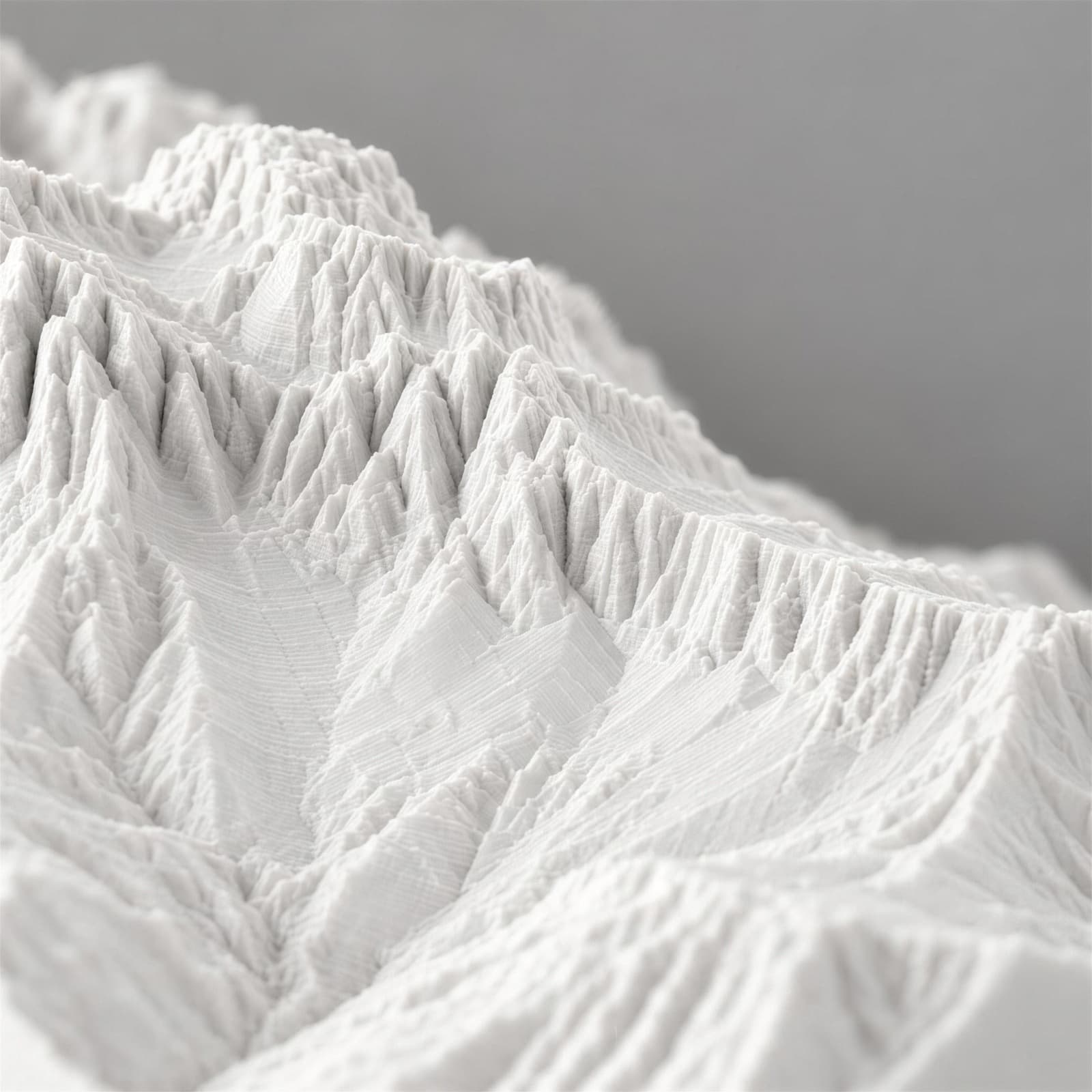 Seceda – Bergrelief der Seceda und Geislergruppe aus dem 3D-Druck 3
