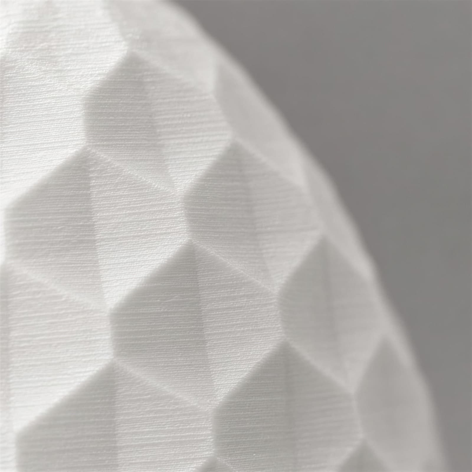 Uovo – dekoratives Ei mit Rautenrelief aus dem 3D-Druck 3