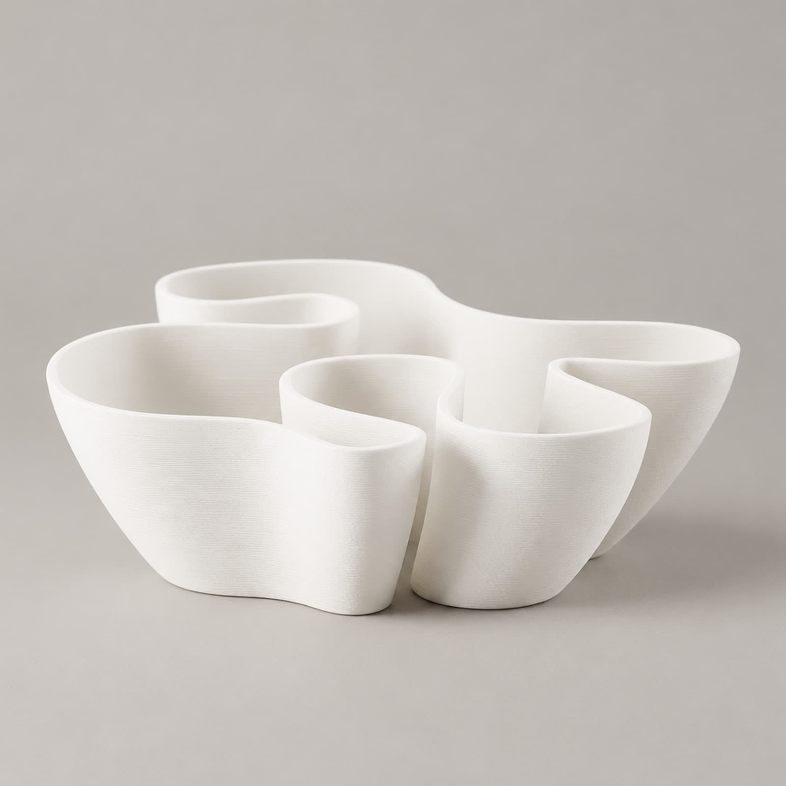 Panno – flache Lappenschale mit welligem Umriss aus dem 3D-Druck