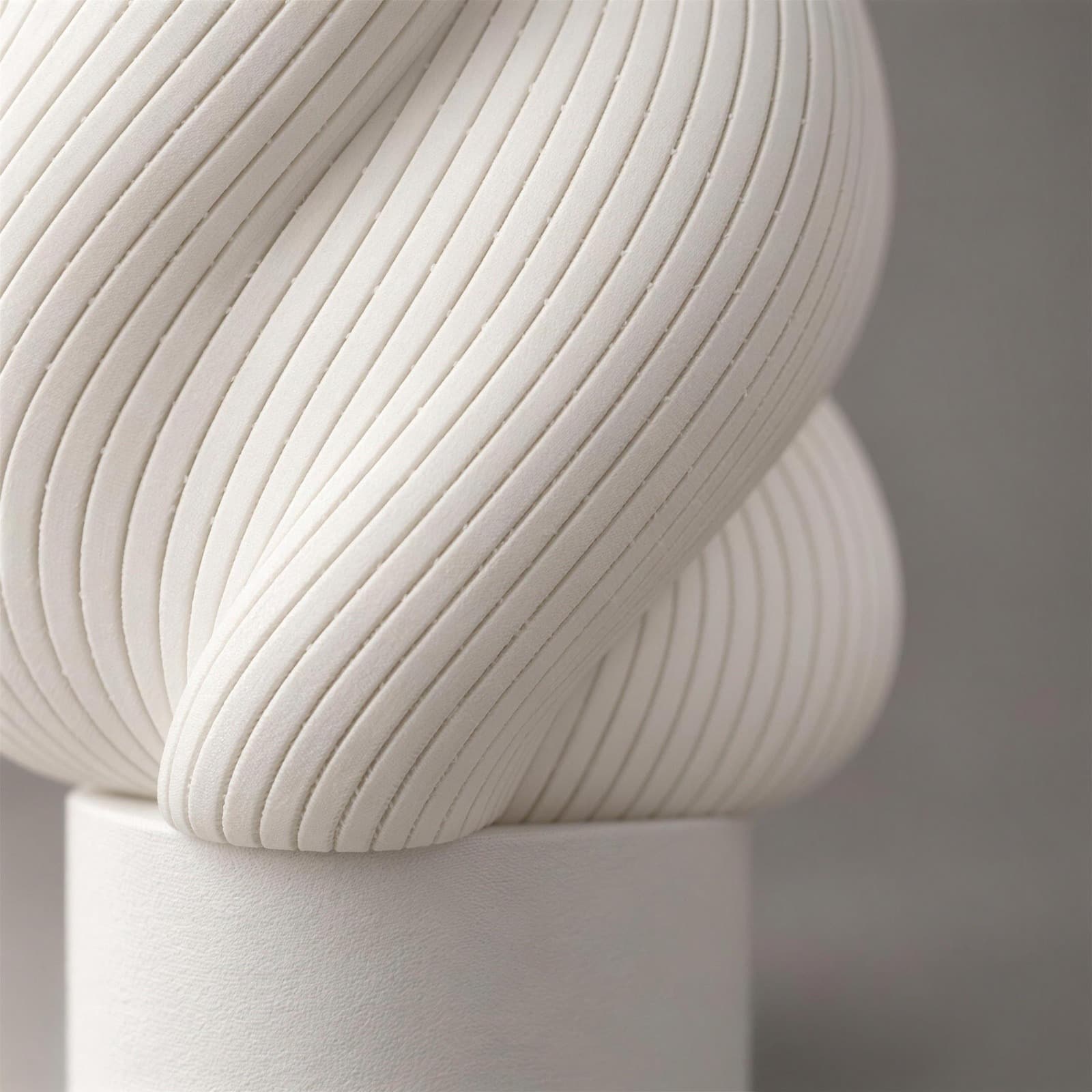 Gomitolo – USB-Tischlampe mit verdrehtem Spiralkörper und doppelter Wand aus dem 3D-Druck 3