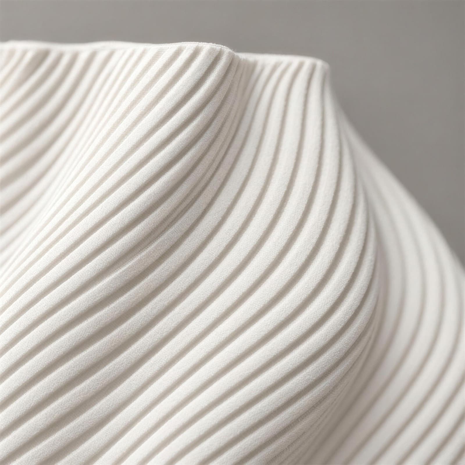 Bocciolo – USB-Tischlampe mit verdrehtem Korpus und Spiralrippen aus dem 3D-Druck 3