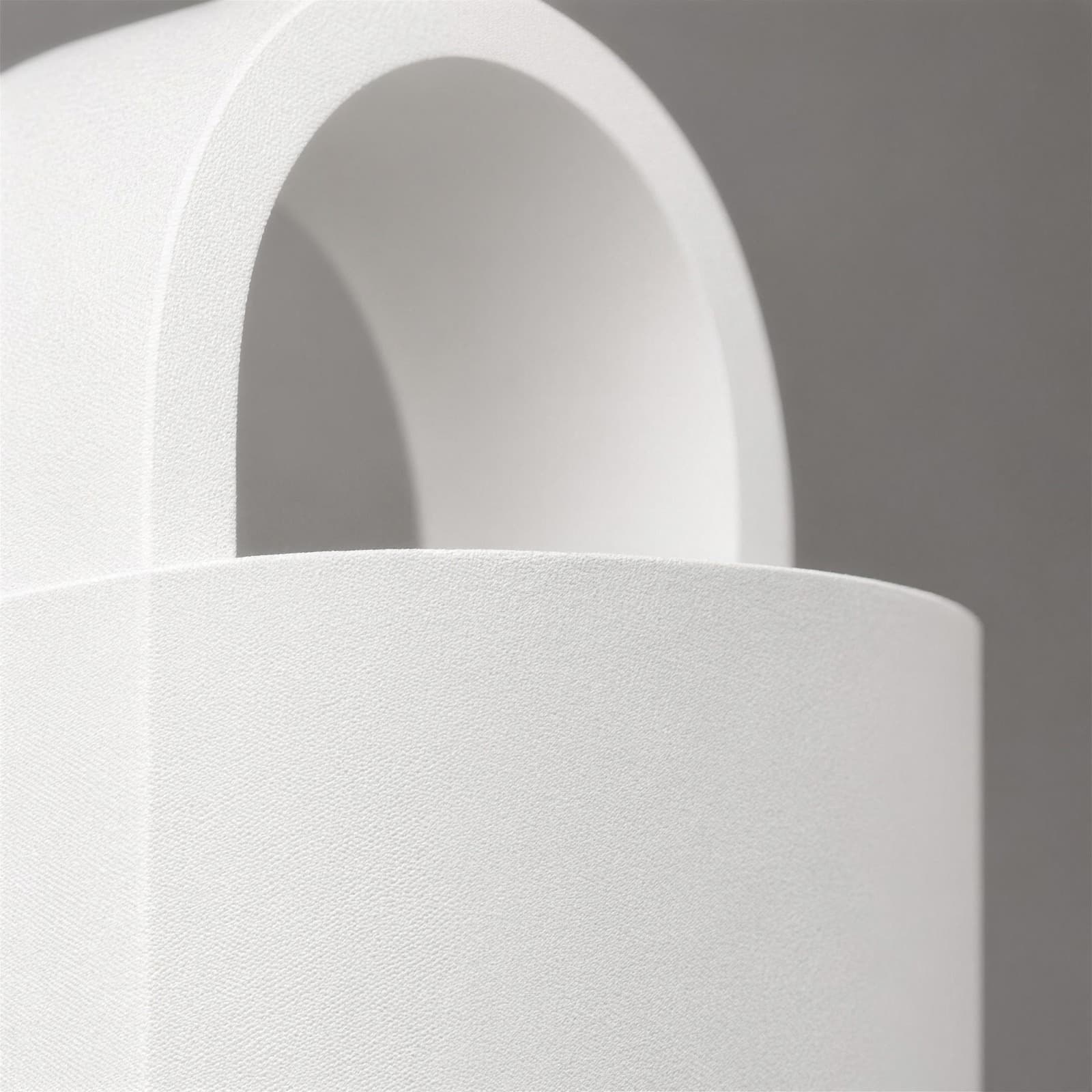 Fascia – USB-Tischlampe mit ovalem Standbügel und Schirmband aus dem 3D-Druck 3