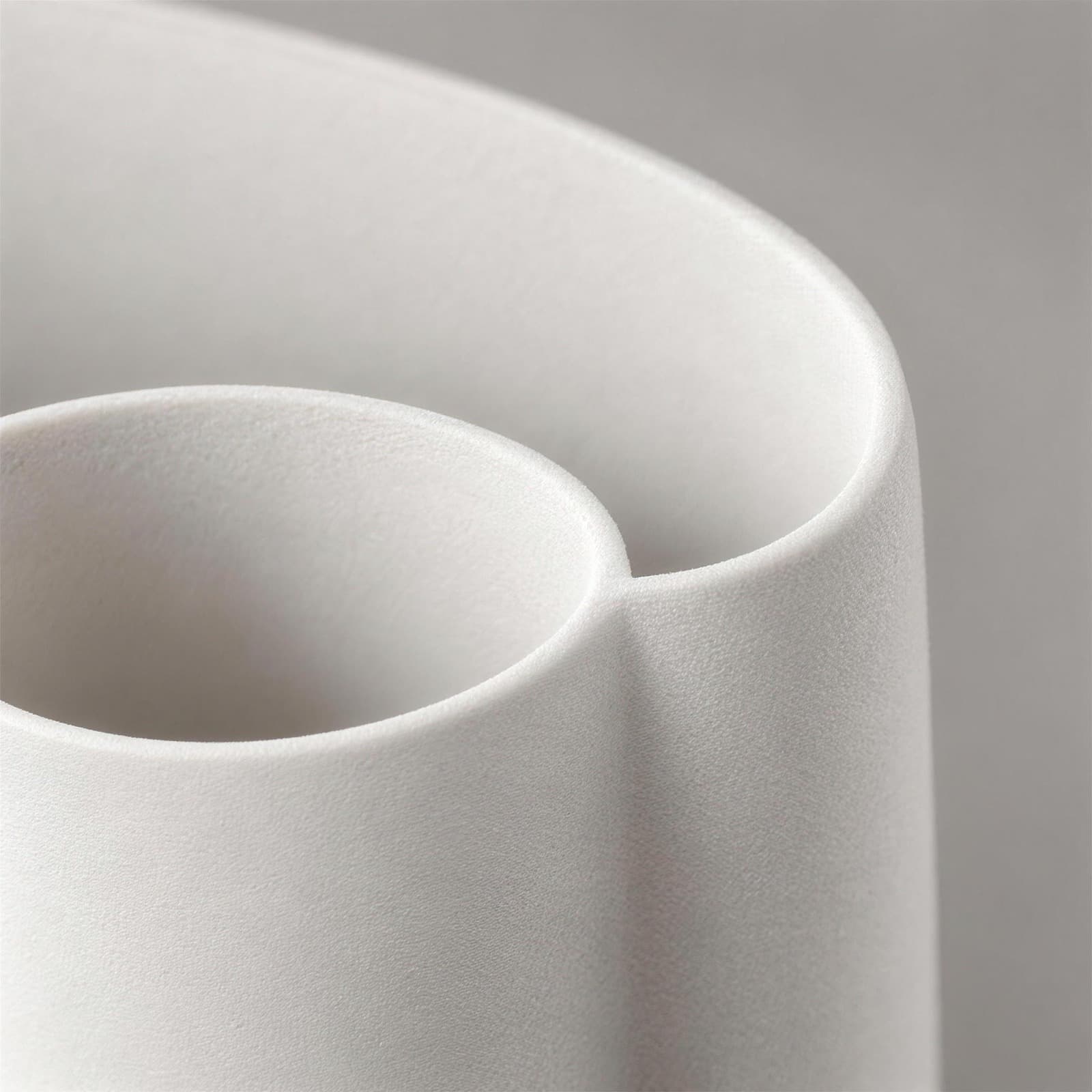 Voluta – Schreibtisch-Organizer aus einer geschwungenen Wand aus dem 3D-Druck 3