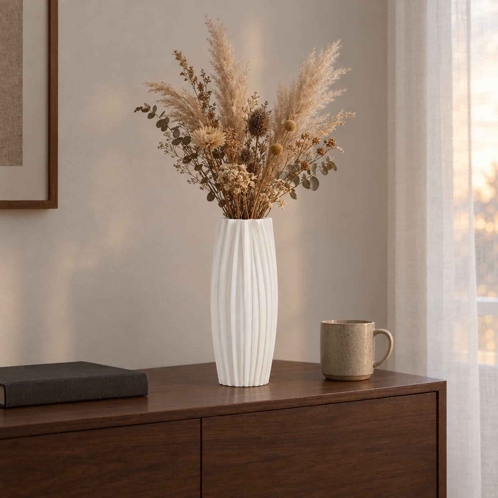 Astro – Vase mit sternförmig eingefalteter Öffnung aus dem 3D-Druck 2
