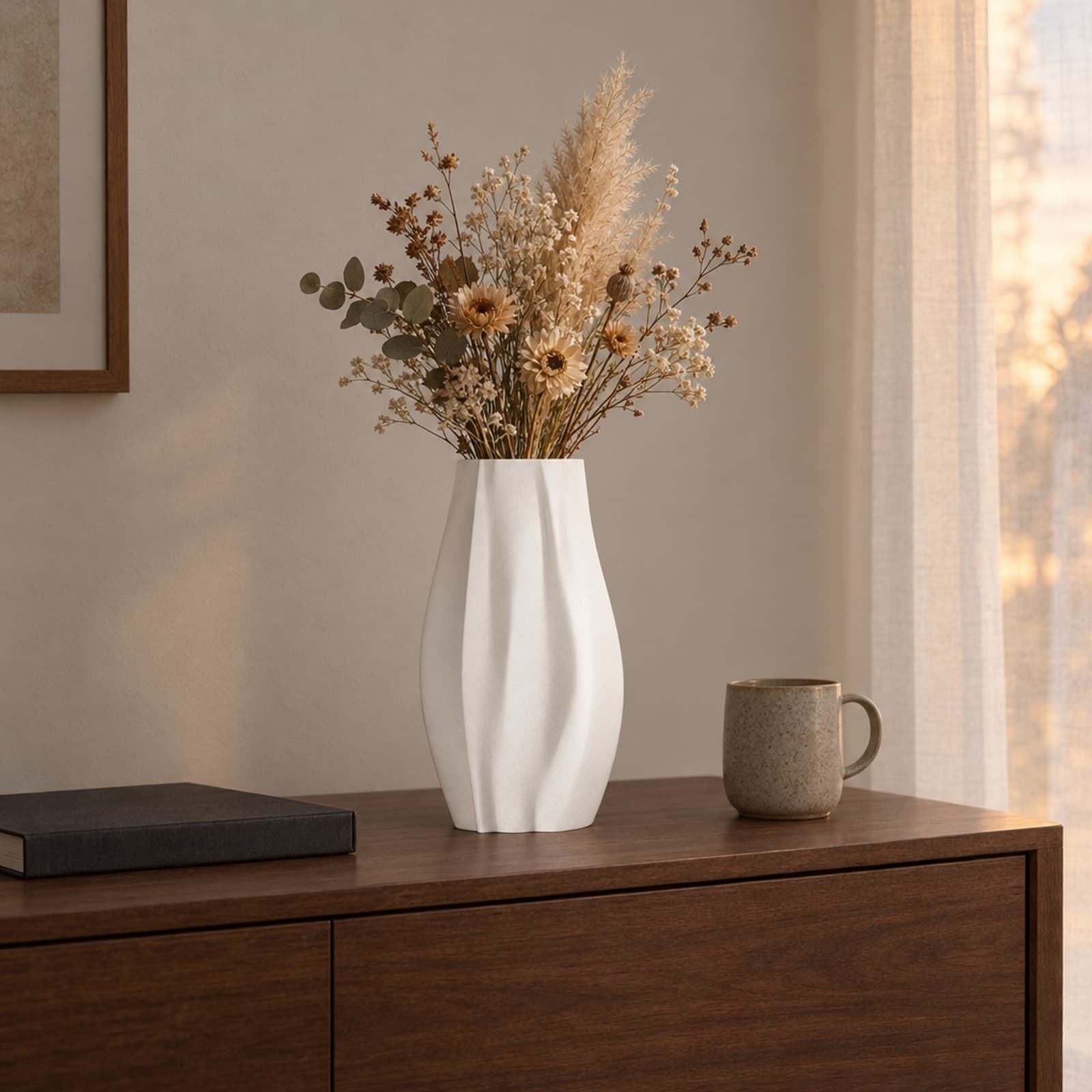 Giravolta – Vase aus weich gedrehten, glatten Flächen aus dem 3D-Druck 2