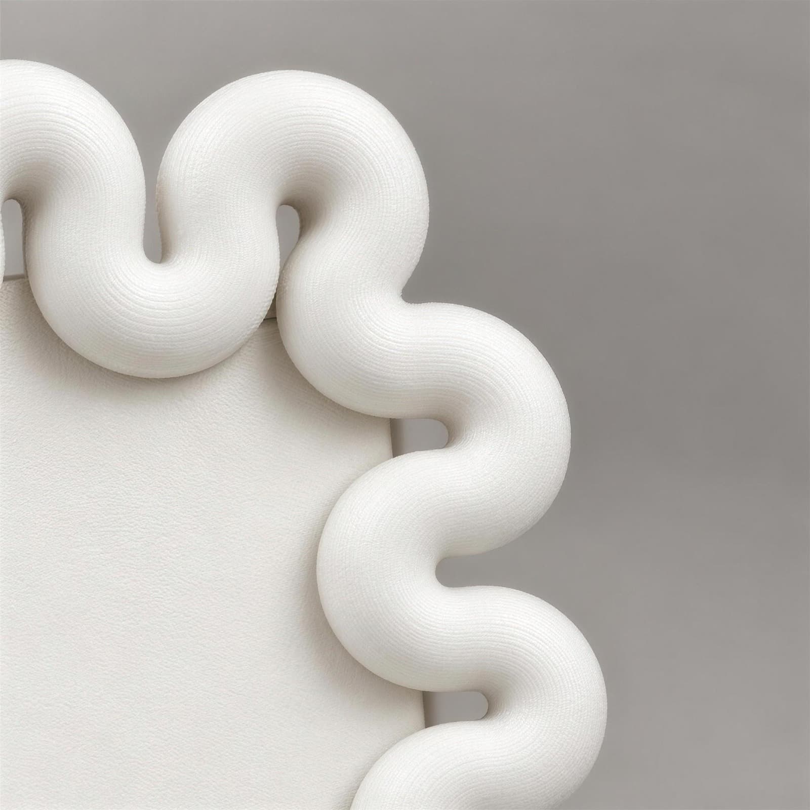 Cornice – Bilderrahmen mit Wellenrand aus Rundrohr aus dem 3D-Druck 3