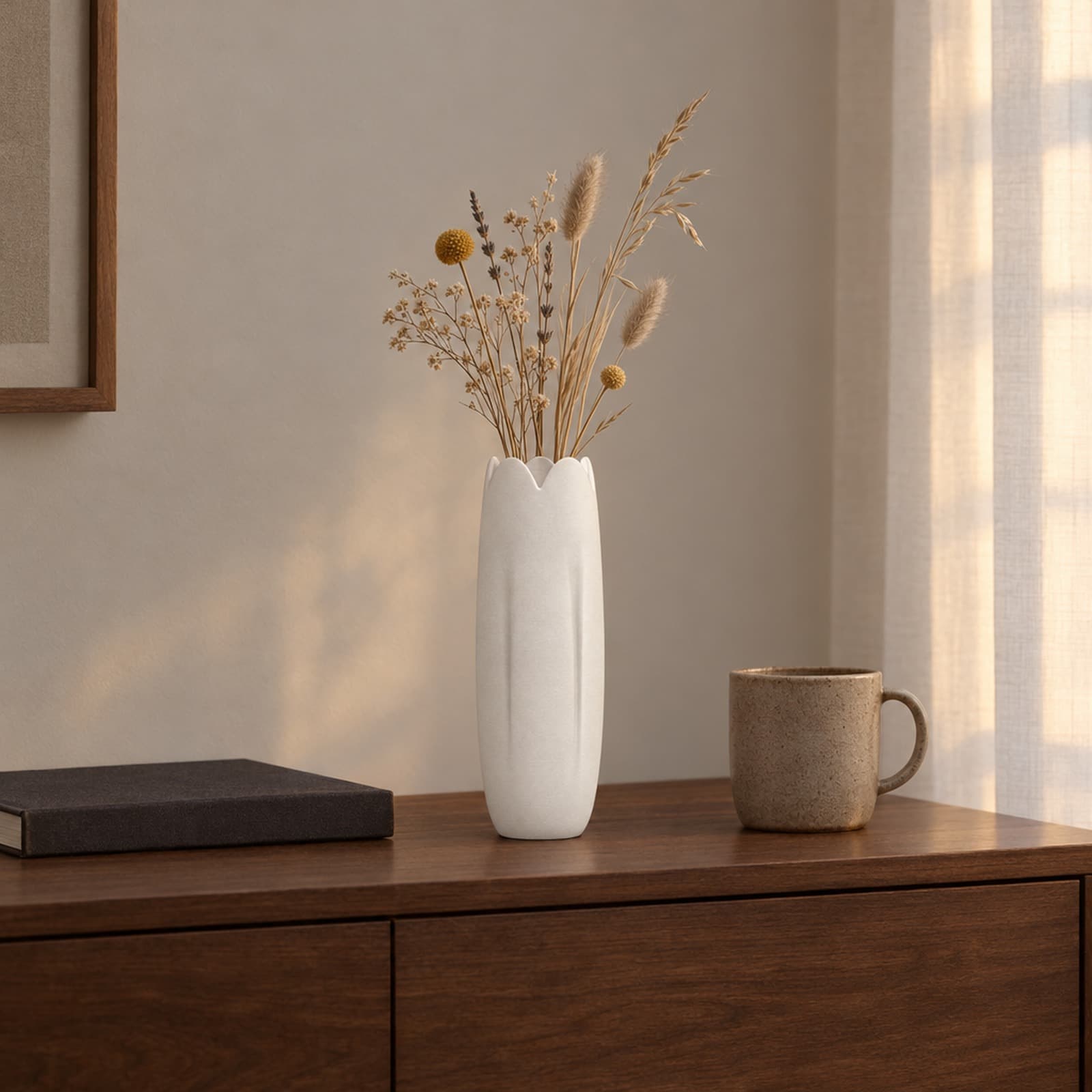 Tulipano – schlanke Vase mit Tulpenrand aus dem 3D-Druck 2