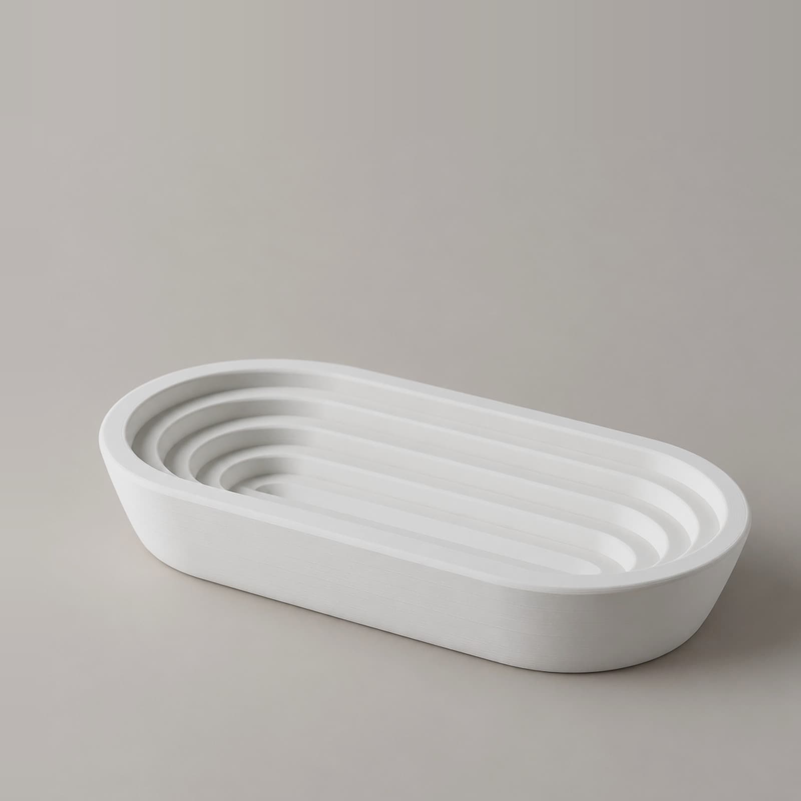 Scalino – ovale Stufenschale für Schmuck und Kleinkram aus dem 3D-Druck