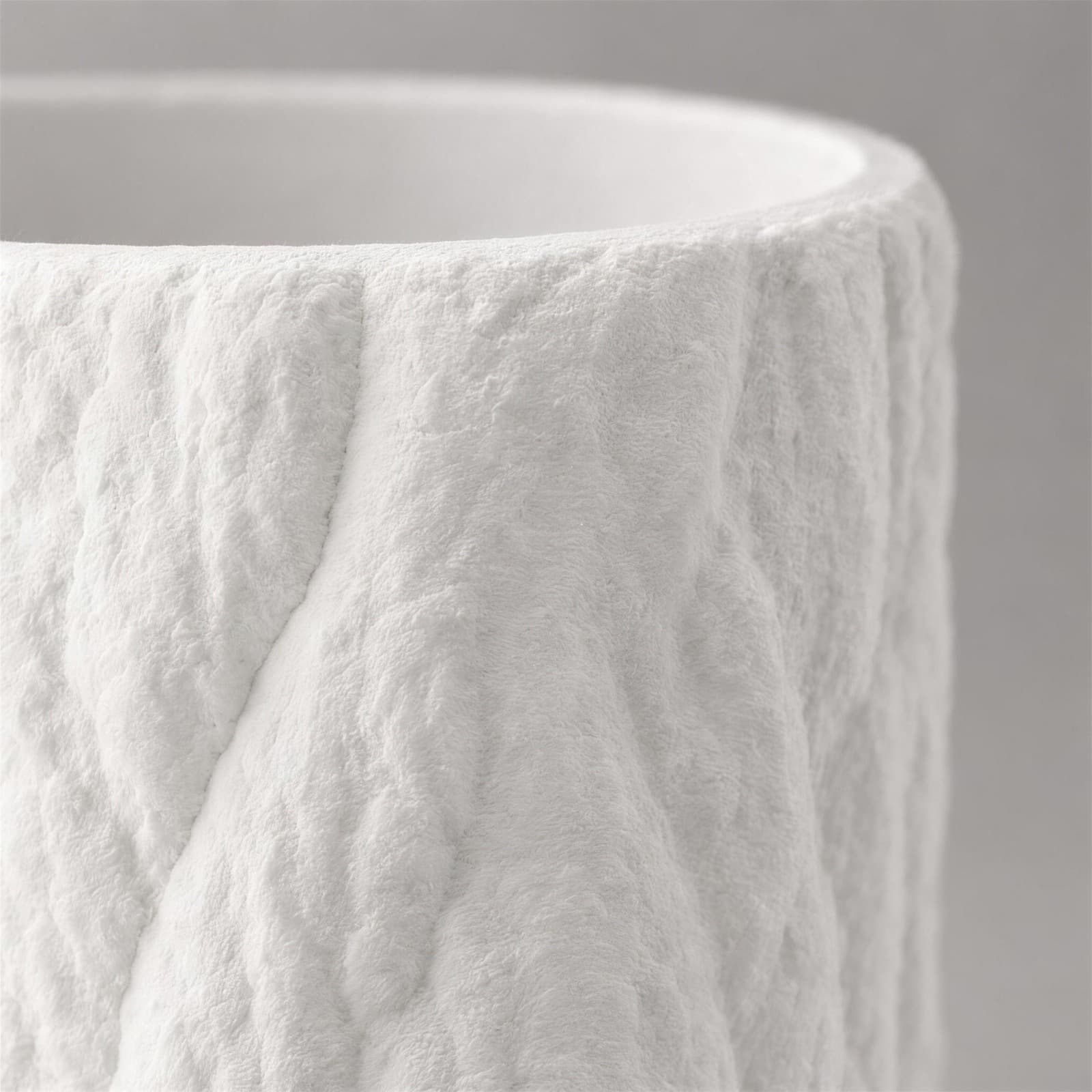 Tronco – Übertopf mit Baumrindenstruktur aus dem 3D-Druck 3
