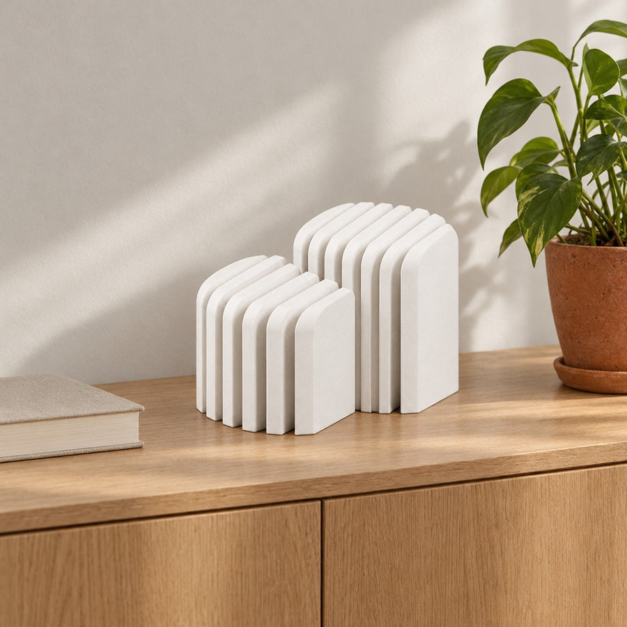 Zoccolo – Podest-Set mit zwei gerippten Podesten aus dem 3D-Druck