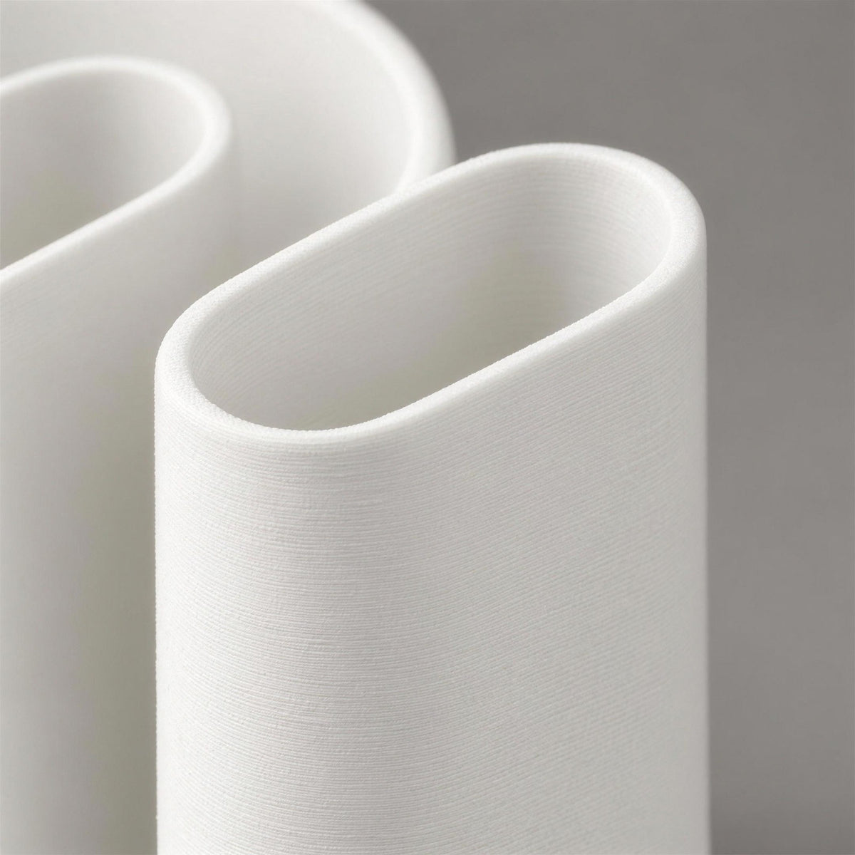 Giunto – Deko Vase 2-teilig für Trockenblumen mit Wellenwänden aus dem 3D-Druck