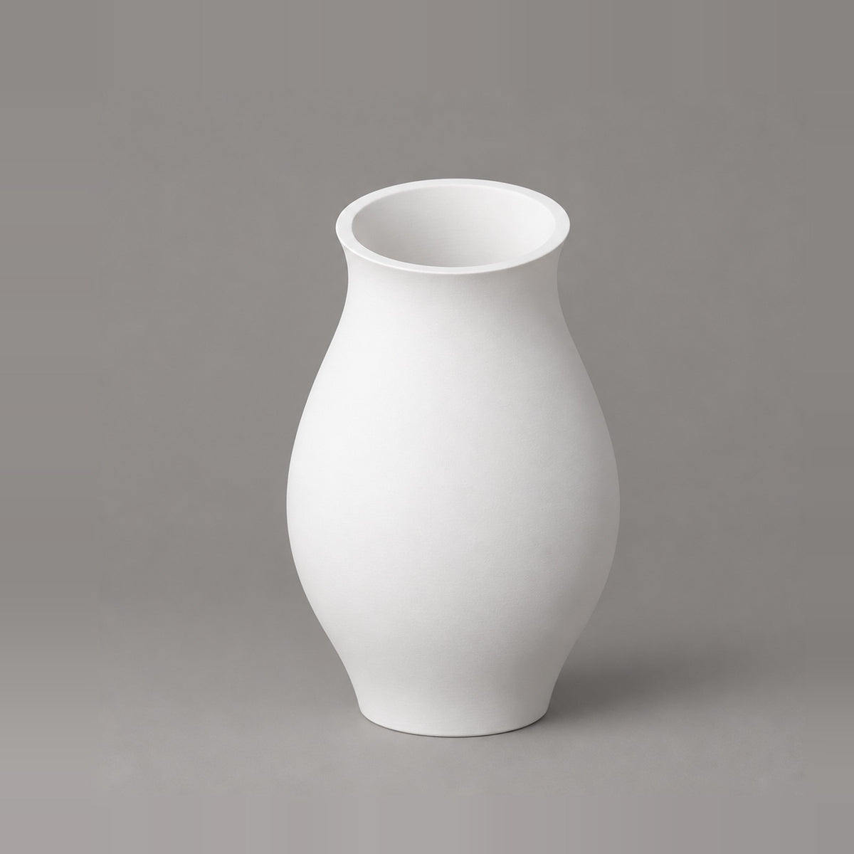 Nera – glatte bauchige Vase mit schmalem Fuß aus dem 3D-Druck