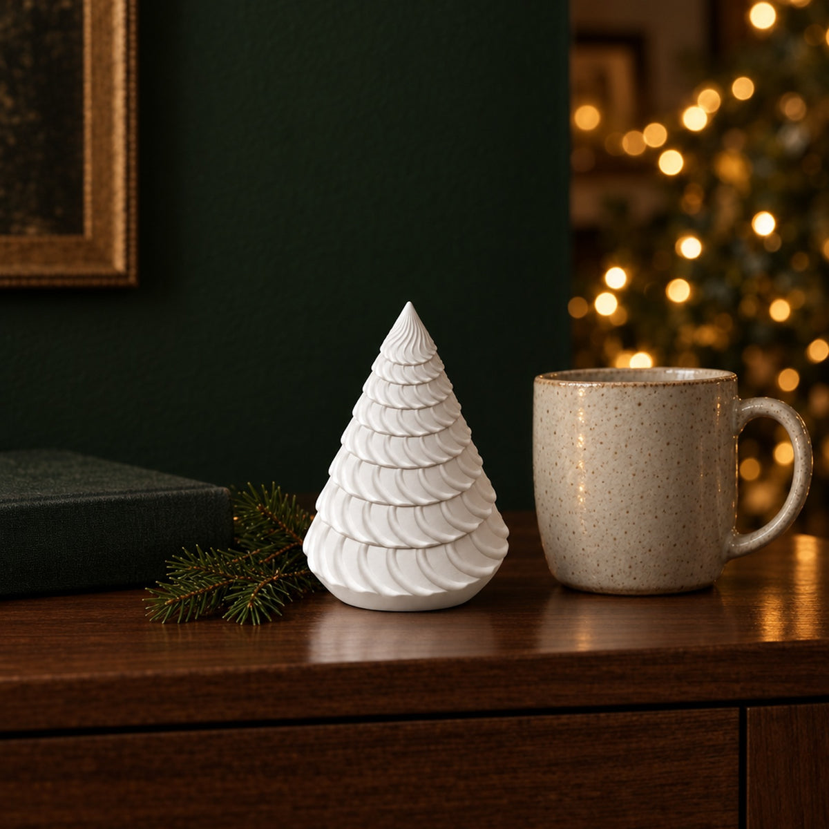 Smerlo – Weihnachtsbaum aus neun gewellten Etagen aus dem 3D-Druck