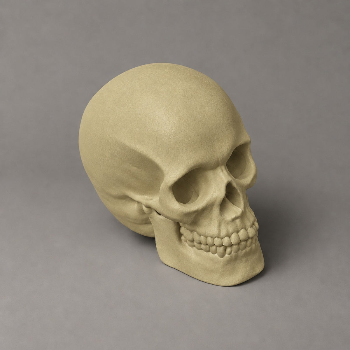 Cranio – Totenkopf-Teelichthalter mit leuchtenden Augenhöhlen aus dem 3D-Druck