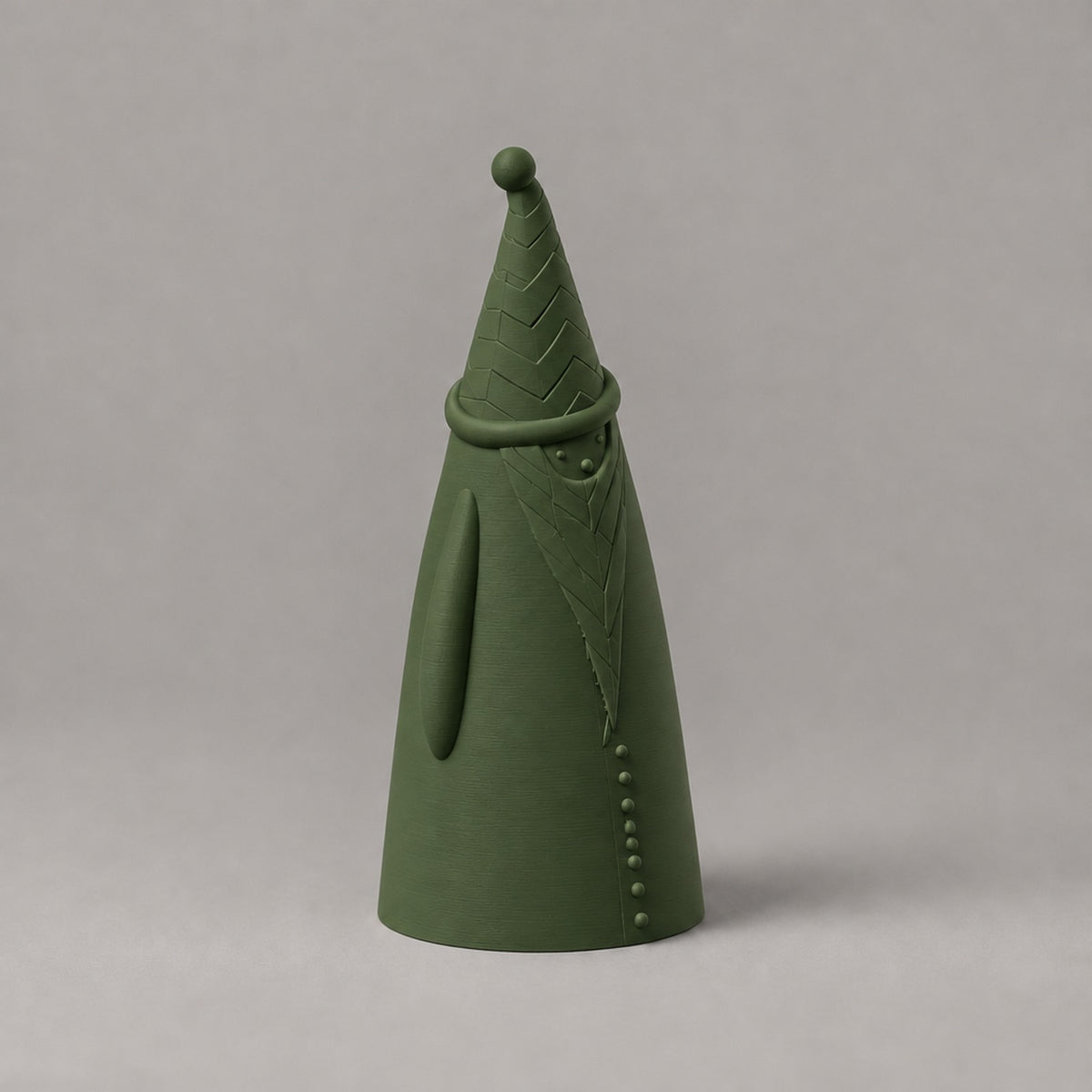 Folletto – schlichter Wichtel mit Zipfelmütze aus dem 3D-Druck